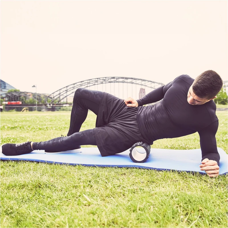 Yogamatte mit Tragegurt 190 x 60/100 x 1,5 cm