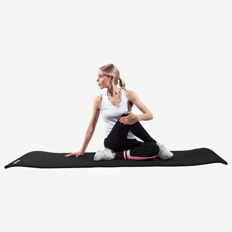 Yogamatte mit Tragegurt 190 x 60/100 x 1,5 cm