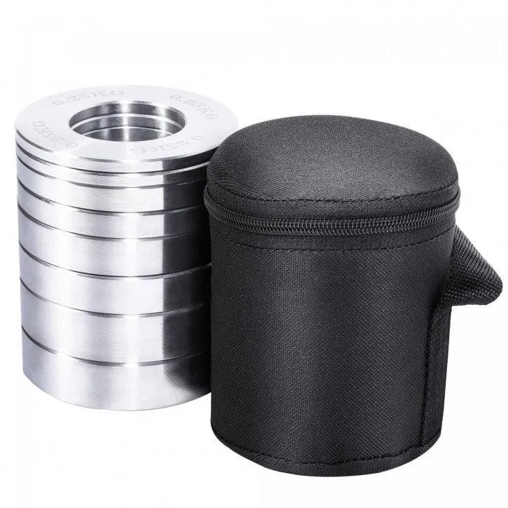 Hantelscheiben Set Chrom Olympia 5 kg inkl, Tragetasche