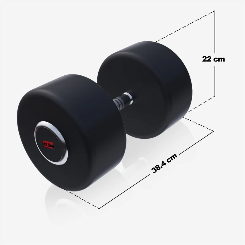 Kurzhantel Gummi PRO 2,5 - 50 kg