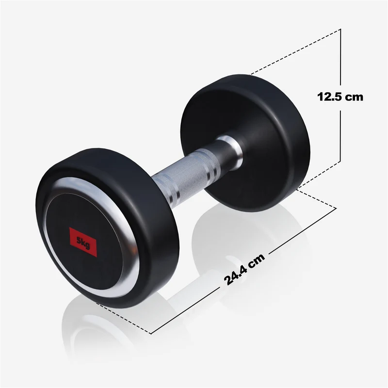 Kurzhantel Gummi PRO 2,5 - 50 kg