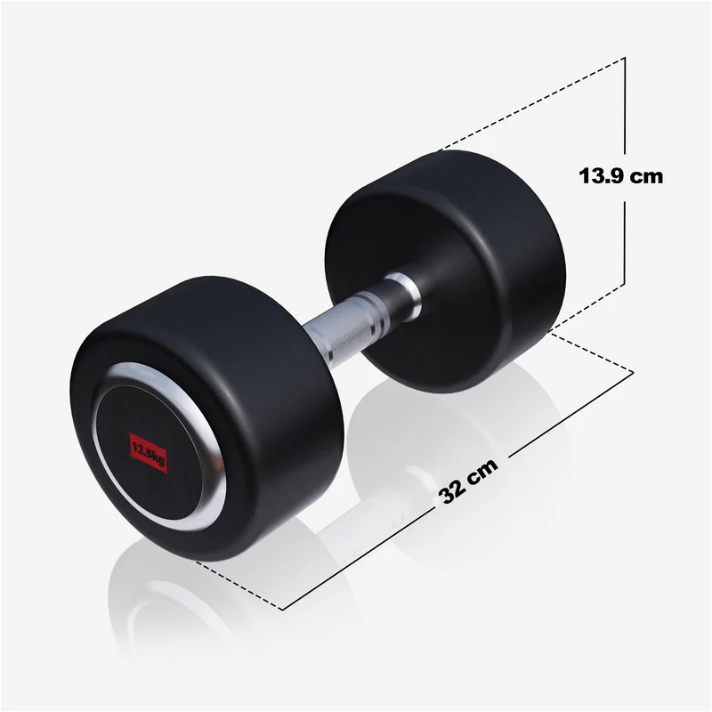 Kurzhantel Gummi PRO 2,5 - 50 kg