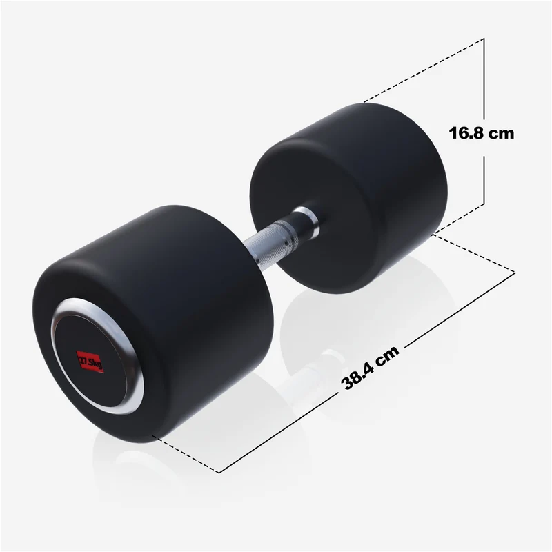 Kurzhantel Gummi PRO 2,5 - 50 kg