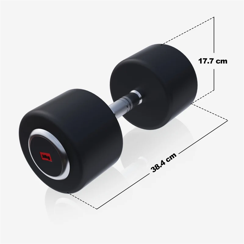 Kurzhantel Gummi PRO 2,5 - 50 kg