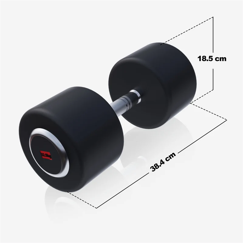 Kurzhantel Gummi PRO 2,5 - 50 kg