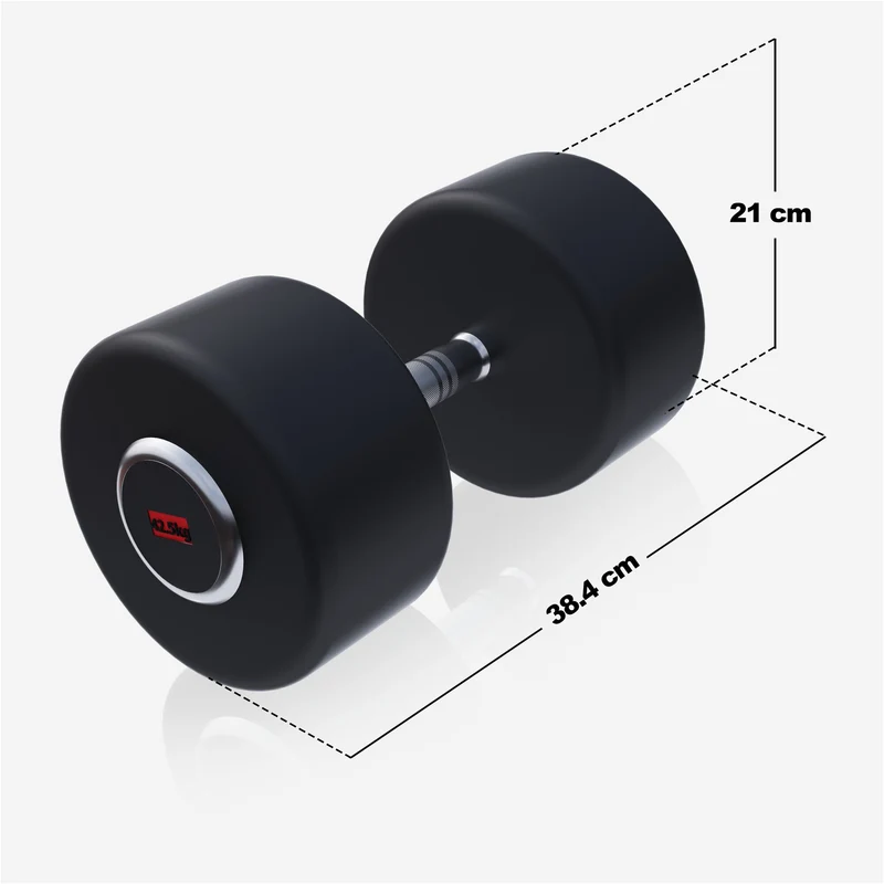 Kurzhantel Gummi PRO 2,5 - 50 kg