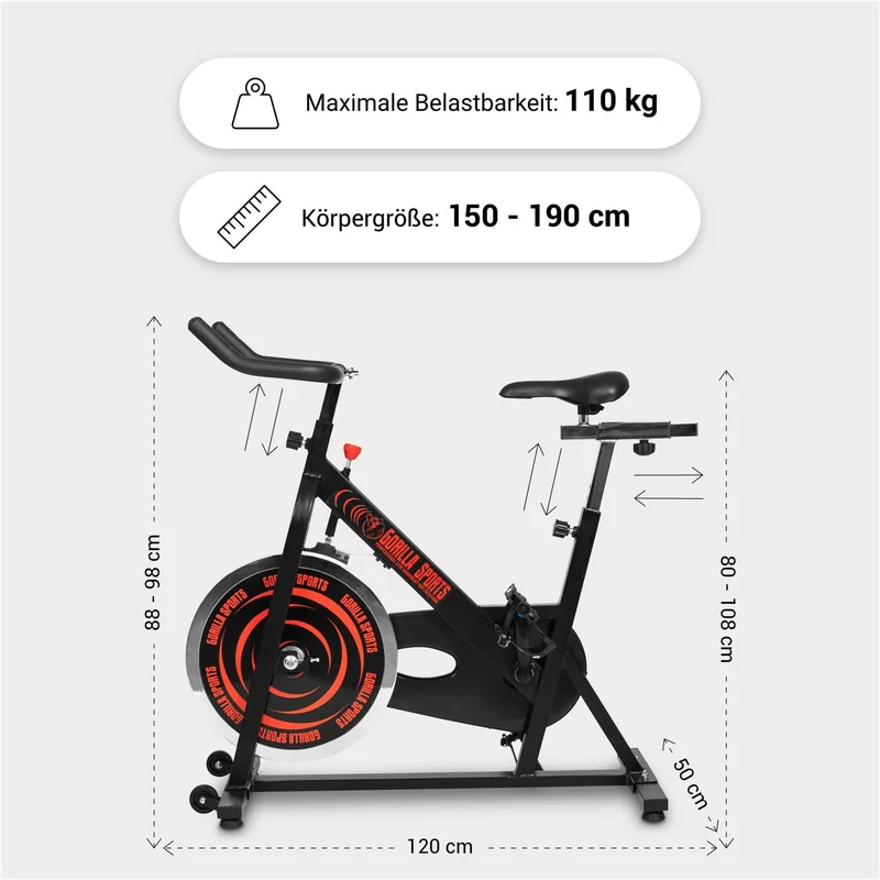 Indoor Cycling Heimtrainer Fahrrad