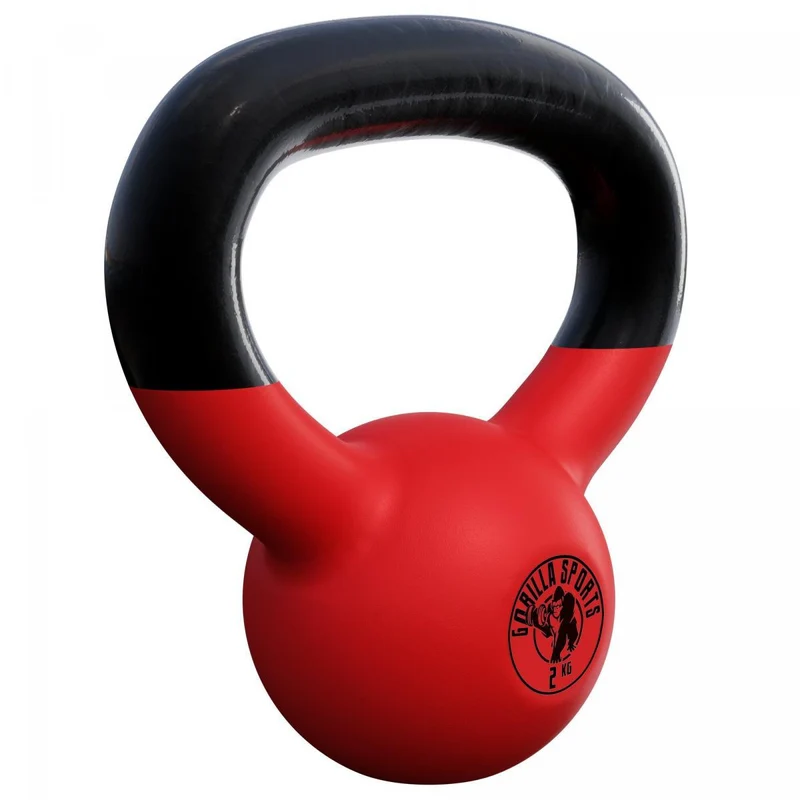 Kettlebell Gusseisen Neopren rot 2 - 32 kg