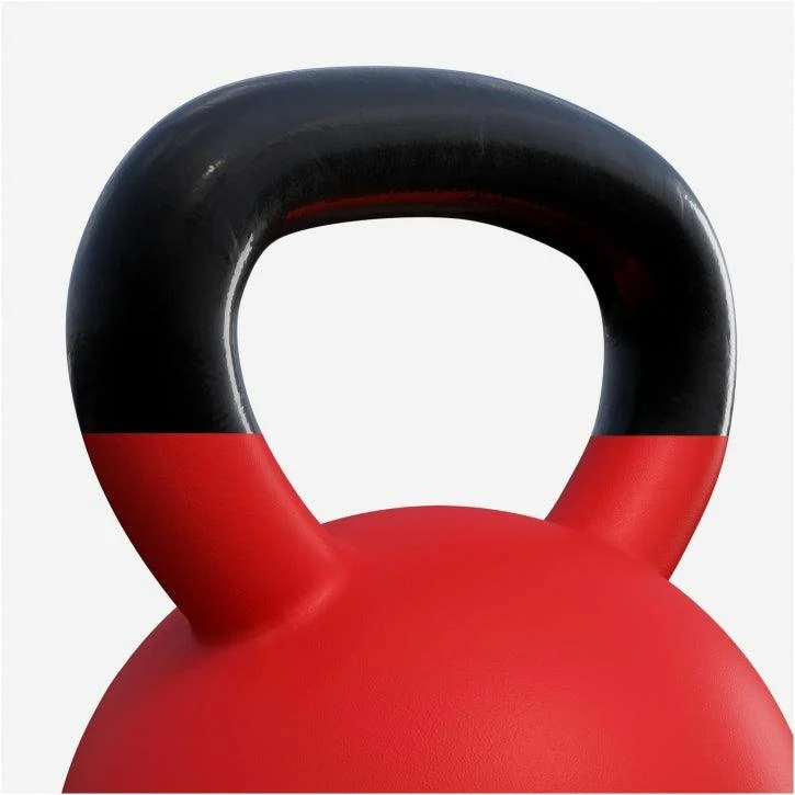 Kettlebell Gusseisen Neopren rot 2 - 32 kg