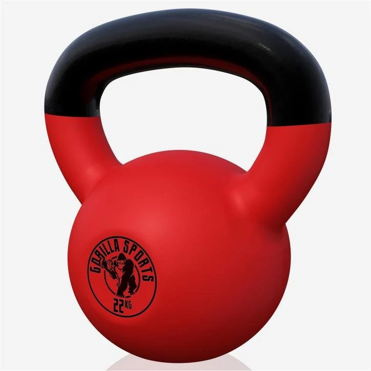 Kettlebell Gusseisen Neopren rot 2 - 32 kg