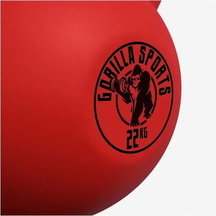 Kettlebell Gusseisen Neopren rot 2 - 32 kg