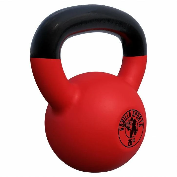 Kettlebell Gusseisen Neopren rot 2 - 32 kg