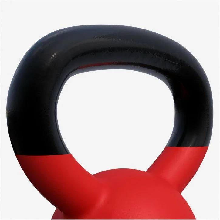 Kettlebell Gusseisen Neopren rot 2 - 32 kg