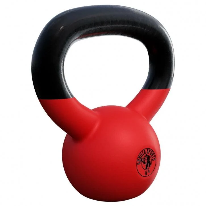 Kettlebell Gusseisen Neopren rot 2 - 32 kg