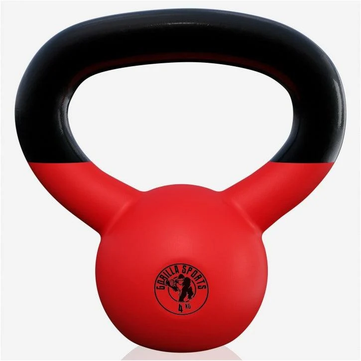 Kettlebell Gusseisen Neopren rot 2 - 32 kg
