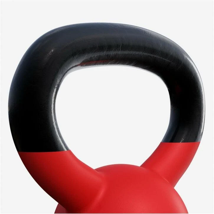 Kettlebell Gusseisen Neopren rot 2 - 32 kg