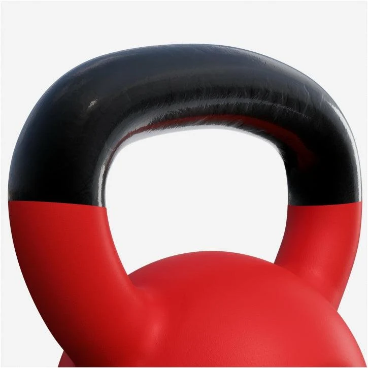 Kettlebell Gusseisen Neopren rot 2 - 32 kg