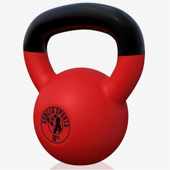 Kettlebell Gusseisen Neopren rot 2 - 32 kg