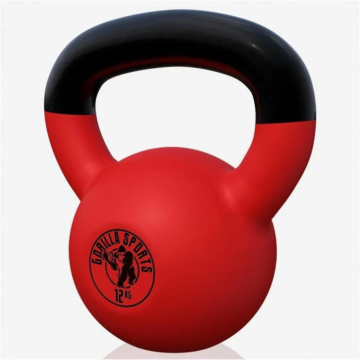 Kettlebell Gusseisen Neopren rot 2 - 32 kg
