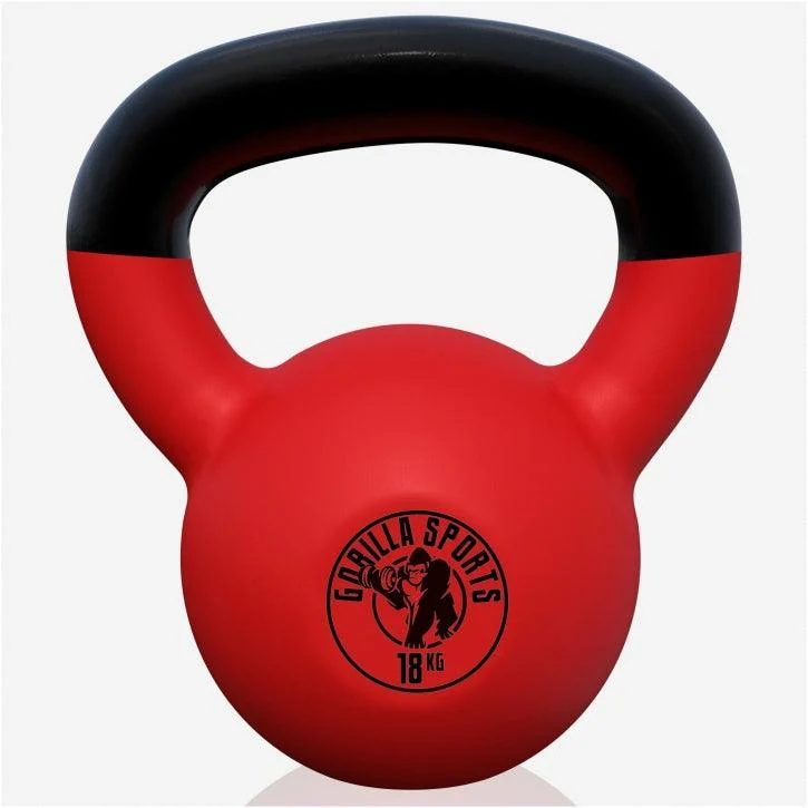 Kettlebell Gusseisen Neopren rot 2 - 32 kg