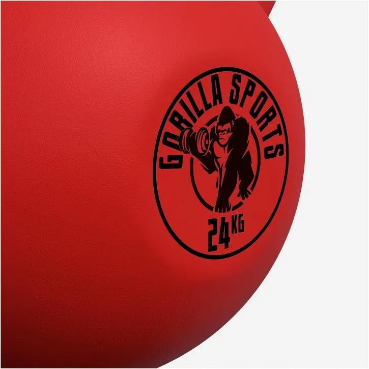 Kettlebell Gusseisen Neopren rot 2 - 32 kg