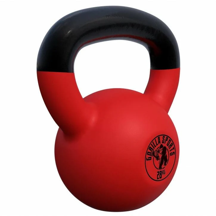 Kettlebell Gusseisen Neopren rot 2 - 32 kg