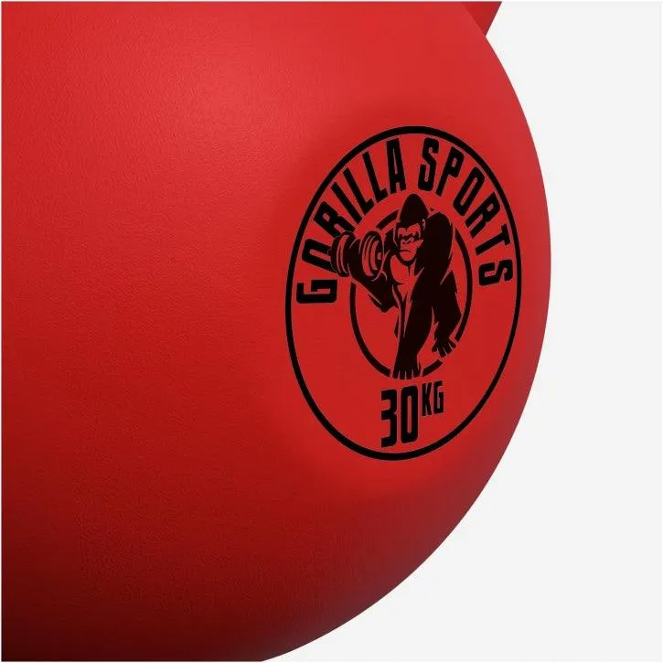 Kettlebell Gusseisen Neopren rot 2 - 32 kg