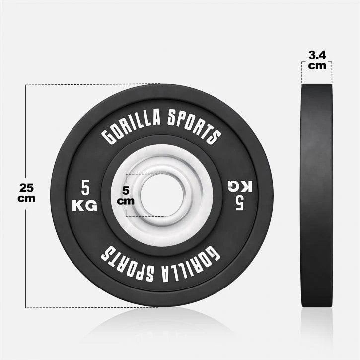 Bumper Plates Gummi Olympia PRO 5 - 25 kg