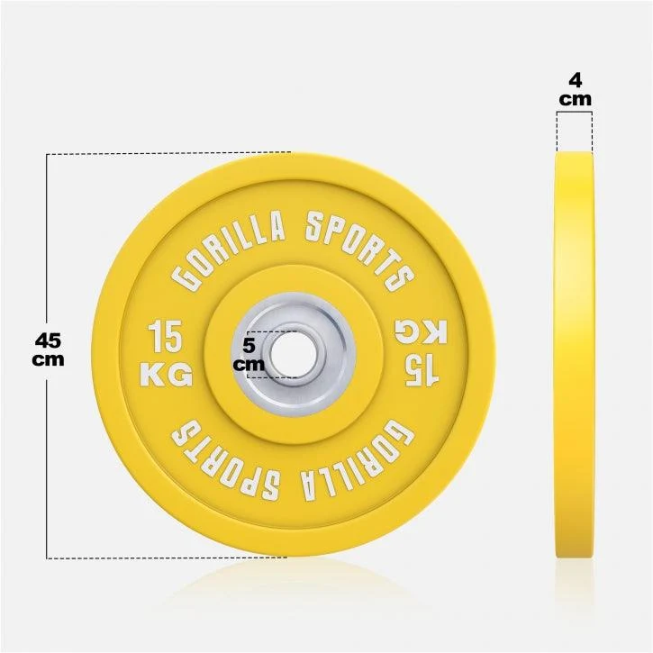Bumper Plates Gummi Olympia PRO 5 - 25 kg