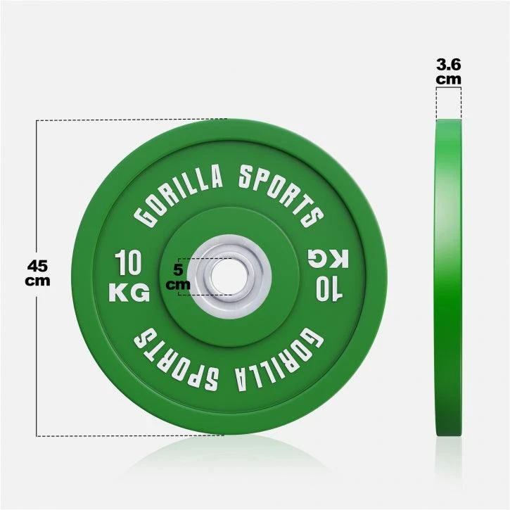 Bumper Plates Gummi Olympia PRO 5 - 25 kg