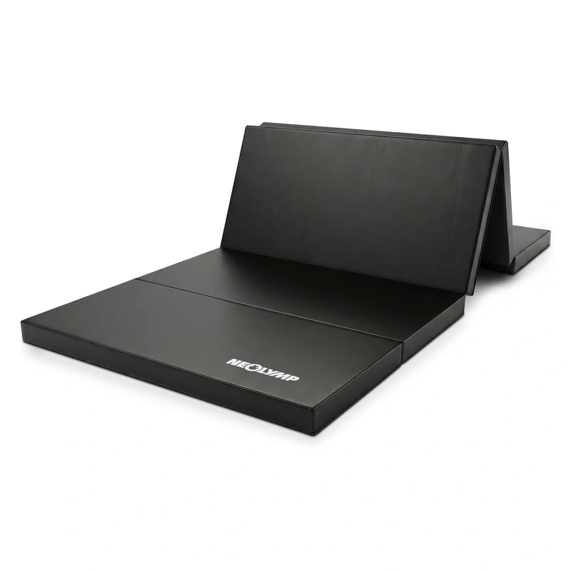 Turnmatte - faltbar mit Tragefunktion – Schwarz / M (190x80x5 cm) | B-Ware
