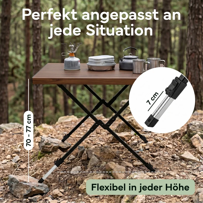 Campingtische – Holzoptik | B-Ware
