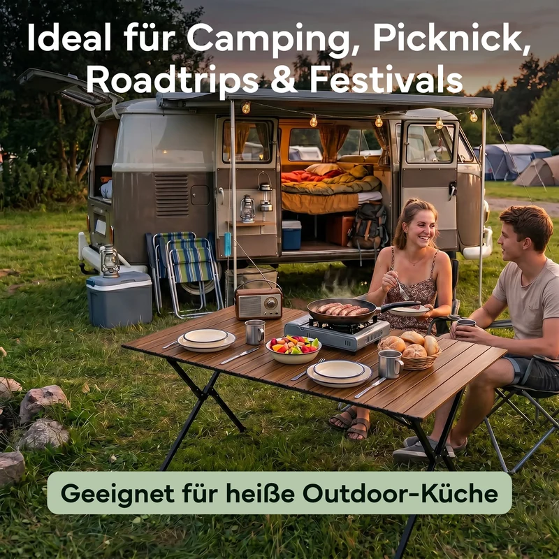 Campingtische – Holzoptik | B-Ware