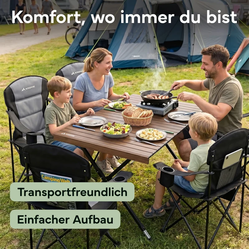 Campingtische – Holzoptik | B-Ware