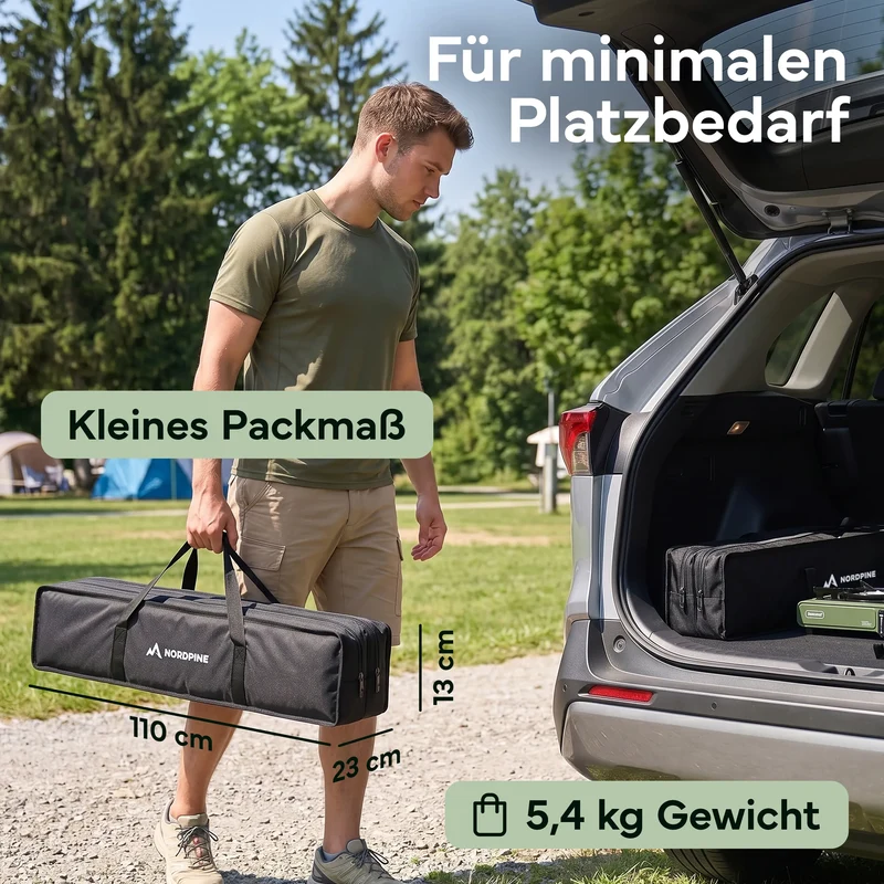Campingtische – Schwarz | B-Ware