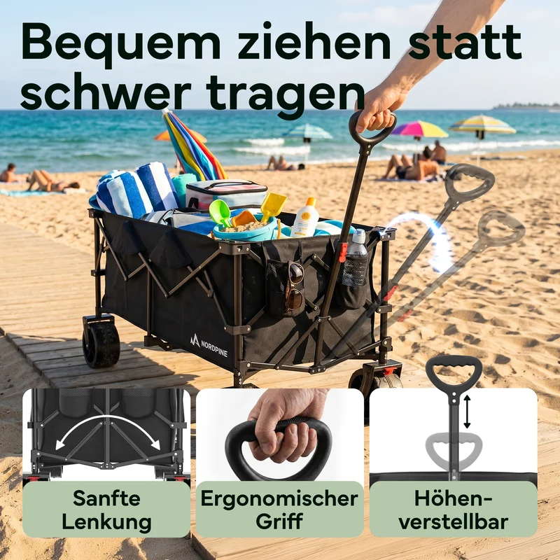 Bollerwagen faltbar - 200L / 300L – 300 Liter | B-Ware