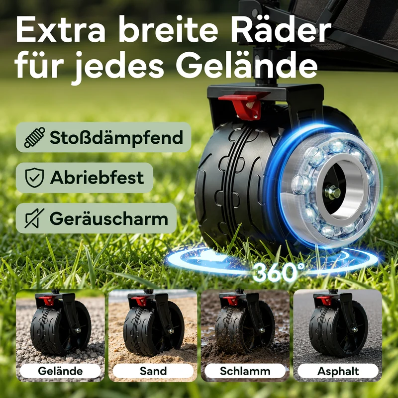 Bollerwagen faltbar - 200L / 300L – 200 Liter | B-Ware
