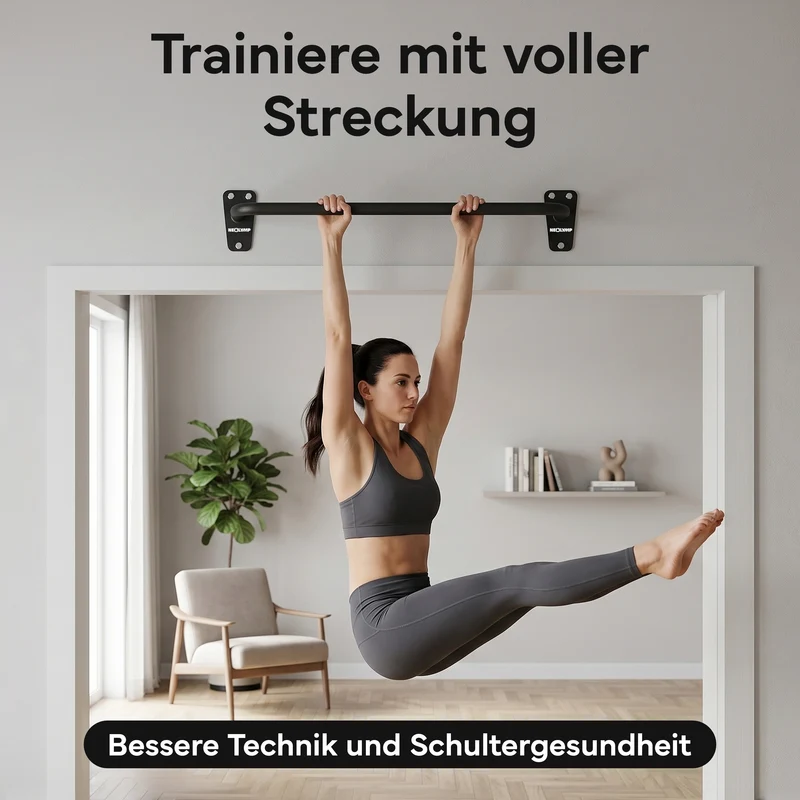 Klimmzugstange für Wandmontage, Pull Up Bar über der Tür