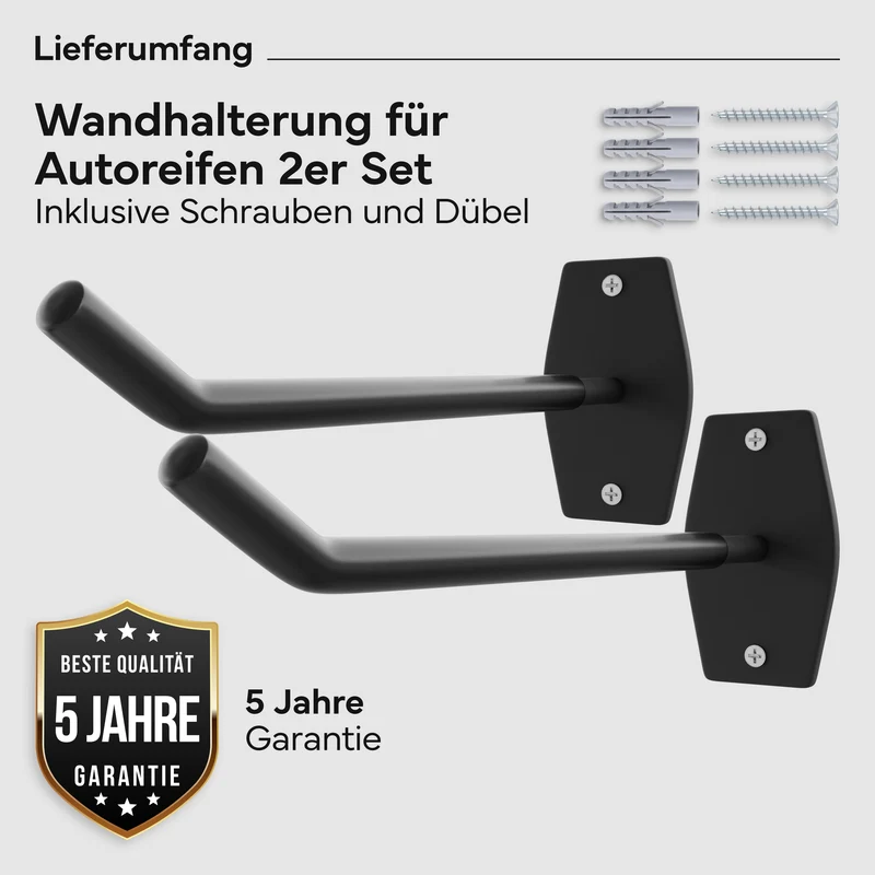 Wandhalterung 2er-Set - für Fitnessmatten mit Ösen | B-Ware