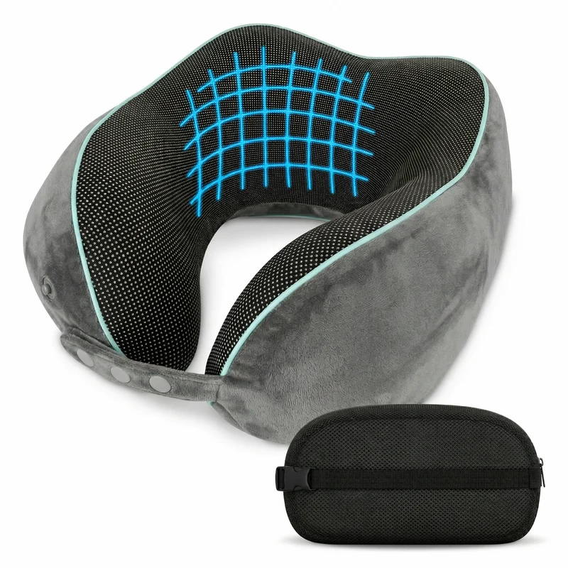 Reise-Nackenkissen - mit 360°-Kopfstütze und Memory Foam | B-Ware