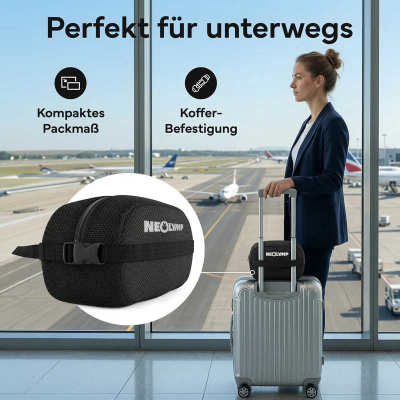 Reise-Nackenkissen - mit 360°-Kopfstütze und Memory Foam | B-Ware