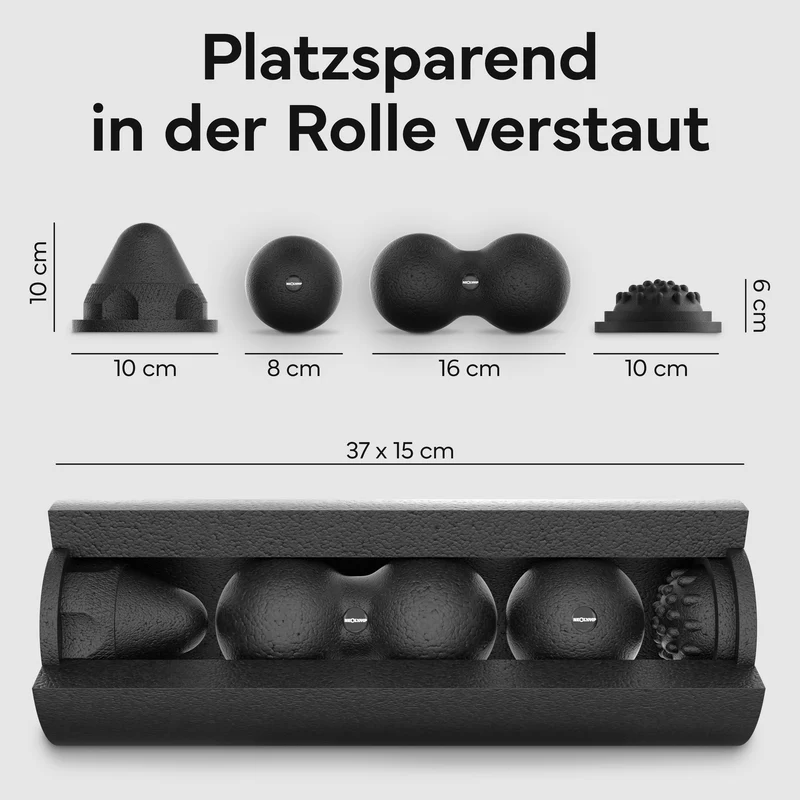 5-teiliges Faszienrollen Set | B-Ware