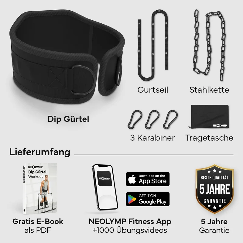 Dip-Gürtel Set für Calisthenics | B-Ware
