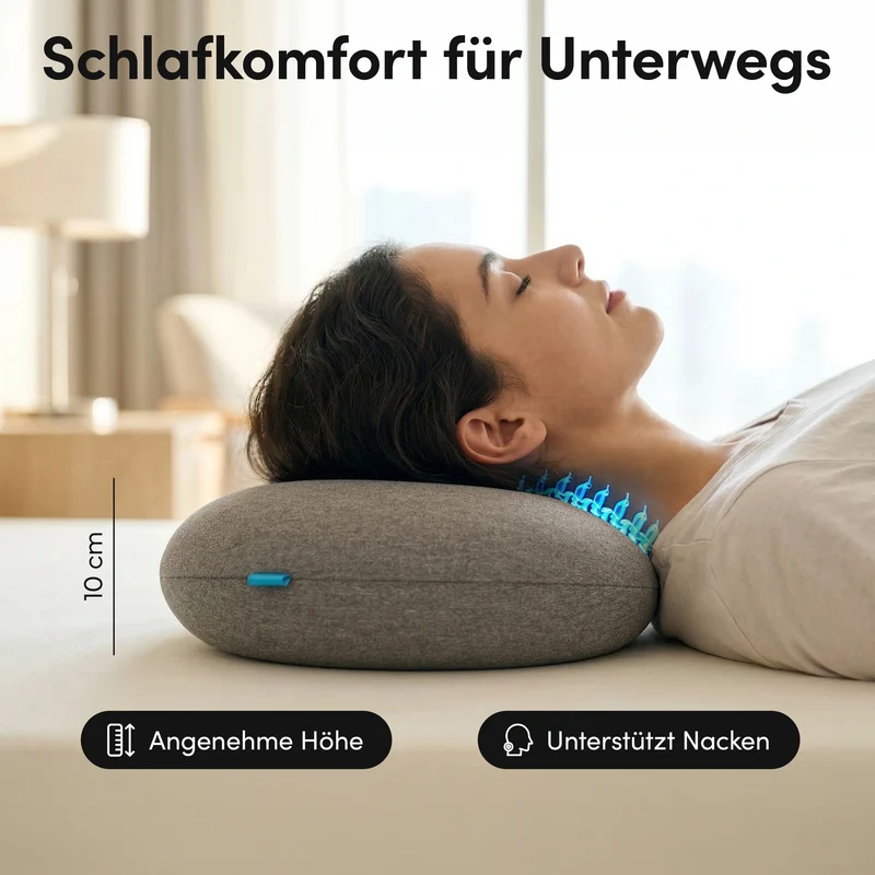 Ergonomisches Reisekissen - Campingtauglich und platzsparend | B-Ware