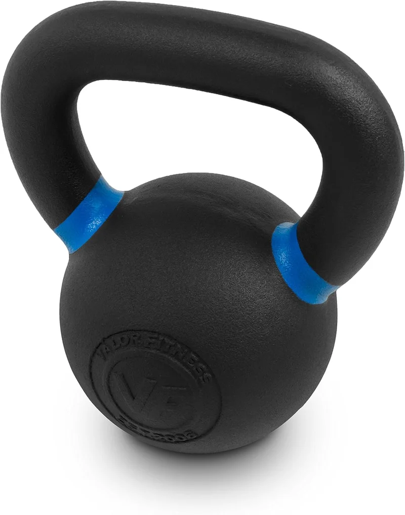 Premium Cast Iron Kettlebells Powder Coated Kettle Bells - LB & KG Display