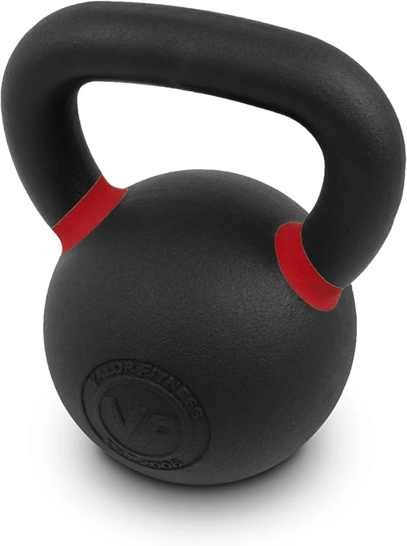 Premium Cast Iron Kettlebells Powder Coated Kettle Bells - LB & KG Display