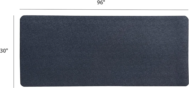 Exercise Equipment Mat, 8-Ft Heavy-Duty Waterproof Non-Slip Recycled PVC Floor Protector