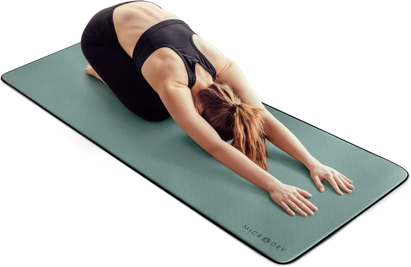 Premium Extra Thick Yoga Mat for Home and Gym Use, Multi-Layer Skid-Resistant Surface, Odor Neutralizing with Convenient Carrying Strap