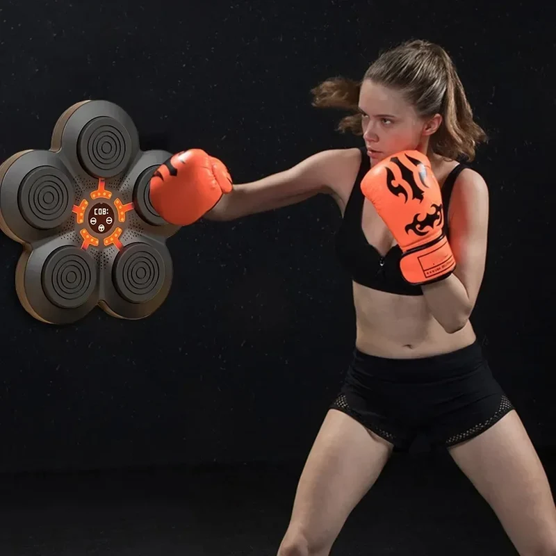 Smart Bluetooth-Enabled LED Wall Boxing Target with USB Charging for Enhanced Training Experience