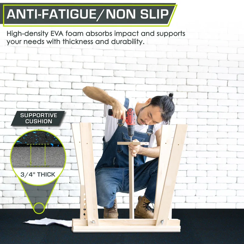 Rubber Top Exercise Puzzle Mat